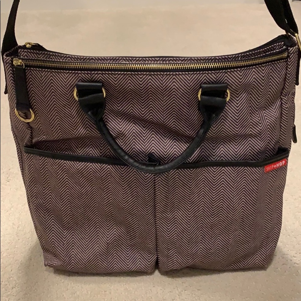 SkipHop Herringbone Diaper Bag